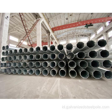 45ft hot dip Galvanized Power Distribution Steel Pole